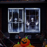 Maxbell Happy Halloween Wall Posters Scary Chilling Face Poster for Pub Party Office Style E