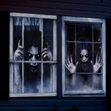 Maxbell Happy Halloween Wall Posters Scary Chilling Face Poster for Pub Party Office Style E