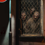 Maxbell Happy Halloween Wall Posters Scary Chilling Face Poster for Pub Party Office Style F
