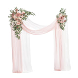 Maxbell 2x Wedding Arch Flowers Rustic Artificial Flowers for Home Holiday Reception