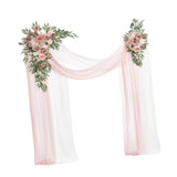 Maxbell 2x Wedding Arch Flowers Rustic Artificial Flowers for Home Holiday Reception