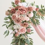 Maxbell 2x Wedding Arch Flowers Rustic Artificial Flowers for Home Holiday Reception