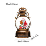 Maxbell Christmas Snow Globes with Music Festival Decoration for Home Party Seasonal