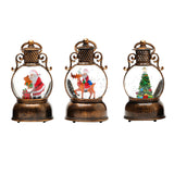 Maxbell Christmas Snow Globes with Music Festival Decoration for Home Party Seasonal