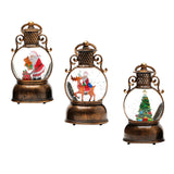 Maxbell Christmas Snow Globes with Music Festival Decoration for Home Party Seasonal