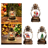 Maxbell Christmas Snow Globes with Music Festival Decoration for Home Party Seasonal