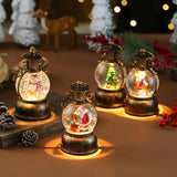 Maxbell Christmas Snow Globes with Music Festival Decoration for Home Party Seasonal