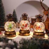 Maxbell Christmas Snow Globes with Music Festival Decoration for Home Party Seasonal