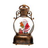 Maxbell Christmas Snow Globes with Music Festival Decoration for Home Party Seasonal