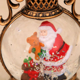 Maxbell Christmas Snow Globes with Music Festival Decoration for Home Party Seasonal