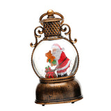Maxbell Christmas Snow Globes with Music Festival Decoration for Home Party Seasonal