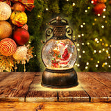 Maxbell Christmas Snow Globes with Music Festival Decoration for Home Party Seasonal