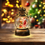 Maxbell Christmas Snow Globes with Music Festival Decoration for Home Party Seasonal