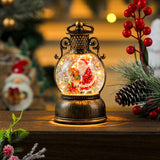 Maxbell Christmas Snow Globes with Music Festival Decoration for Home Party Seasonal