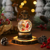 Maxbell Christmas Snow Globes with Music Festival Decoration for Home Party Seasonal