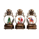Maxbell Christmas Snow Globes with Music Festival Decoration for Home Party Seasonal