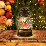 Maxbell Christmas Snow Globes with Music Festival Decoration for Home Party Seasonal