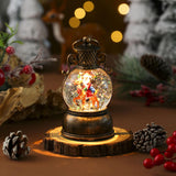 Maxbell Christmas Snow Globes with Music Festival Decoration for Home Party Seasonal