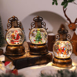 Maxbell Christmas Snow Globes with Music Festival Decoration for Home Party Seasonal