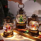 Maxbell Christmas Snow Globes with Music Festival Decoration for Home Party Seasonal