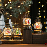 Maxbell Christmas Snow Globes with Music Festival Decoration for Home Party Seasonal
