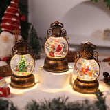Maxbell Christmas Snow Globes with Music Festival Decoration for Home Party Seasonal