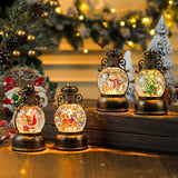 Maxbell Christmas Snow Globes with Music Festival Decoration for Home Party Seasonal