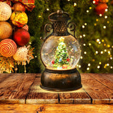 Maxbell Christmas Snow Globes with Music Festival Decoration for Home Party Seasonal
