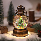 Maxbell Christmas Snow Globes with Music Festival Decoration for Home Party Seasonal