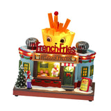 Maxbell Christmas Village Statue Decorative Gift for Countertop Tabletop Centerpiece