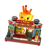 Maxbell Christmas Village Statue Decorative Gift for Countertop Tabletop Centerpiece