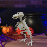 Maxbell Halloween Crow Skeleton Decoration Simulation for Office Desktop Living Room