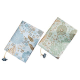 Maxbell A5 Book Cover Soft Cloth Protector for Paperback Hardcover Journal Blue