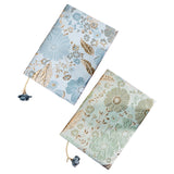 Maxbell A5 Book Cover Soft Cloth Protector for Paperback Hardcover Journal Blue