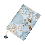 Maxbell A5 Book Cover Soft Cloth Protector for Paperback Hardcover Journal Blue