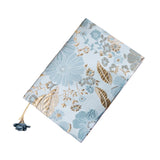 Maxbell A5 Book Cover Soft Cloth Protector for Paperback Hardcover Journal Blue