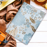 Maxbell A5 Book Cover Soft Cloth Protector for Paperback Hardcover Journal Blue