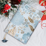 Maxbell A5 Book Cover Soft Cloth Protector for Paperback Hardcover Journal Blue