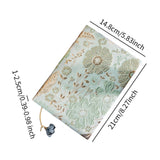 Maxbell A5 Book Cover Soft Cloth Protector for Paperback Hardcover Journal Green