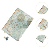 Maxbell A5 Book Cover Soft Cloth Protector for Paperback Hardcover Journal Green