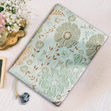 Maxbell A5 Book Cover Soft Cloth Protector for Paperback Hardcover Journal Green