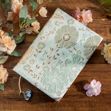 Maxbell A5 Book Cover Soft Cloth Protector for Paperback Hardcover Journal Green
