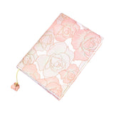 Maxbell A5 Book Cover Fabric Notebook Sleeve for Paperback Hardcover Pink
