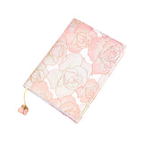 Maxbell A5 Book Cover Fabric Notebook Sleeve for Paperback Hardcover Pink