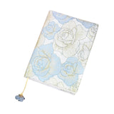 Maxbell A5 Book Cover Fabric Notebook Sleeve for Paperback Hardcover Blue