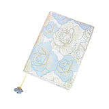 Maxbell A5 Book Cover Fabric Notebook Sleeve for Paperback Hardcover Blue