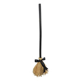 Maxbell Halloween Witch Broom with Ribbons for Masquerade Halloween Party Decoration