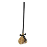 Maxbell Halloween Witch Broom with Ribbons for Masquerade Halloween Party Decoration