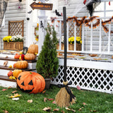 Maxbell Halloween Witch Broom with Ribbons for Masquerade Halloween Party Decoration