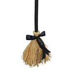 Maxbell Halloween Witch Broom with Ribbons for Masquerade Halloween Party Decoration